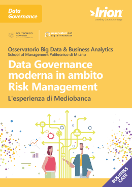 Data Governance moderna in ambito Risk Management