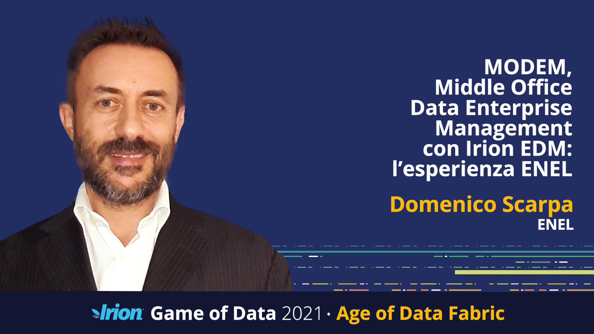 Middle Office Data Enterprise Management con Domenico Scarpa, Enel