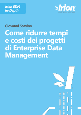 Come ridurre i tempi e costi dei progetti di Enterprise Data Management