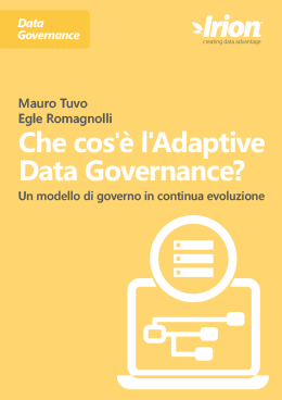 Che cos'è l'Adaptive Data Governance