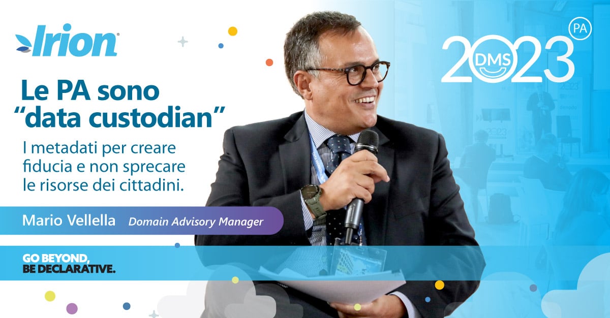 Mario Vellella di Irion al DMS 2023 PA