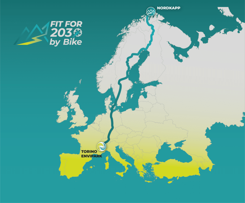 da Torino a Capo Nord in bici missione divulgativa per il clima Fit For 2030 by Bike