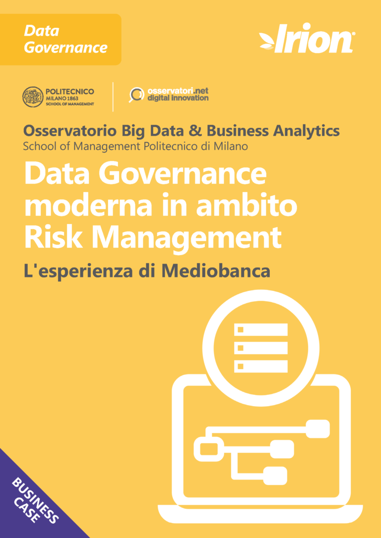Osservatorio Big Data and Business Analytics white paper: Data Governance moderna in ambito Risk Management