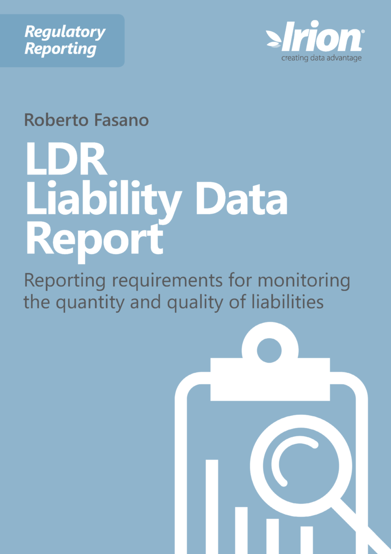 Roberto Fasano
LDR Liability Data Report
Reporting requirements for monitoring the quantity and quality of liabilities