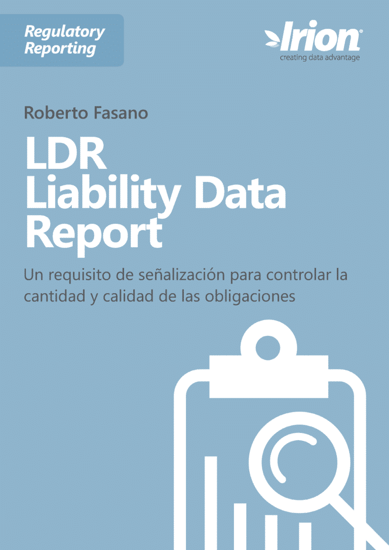 Roberto Fasano
LDR Liability Data Report
Un requisito de se